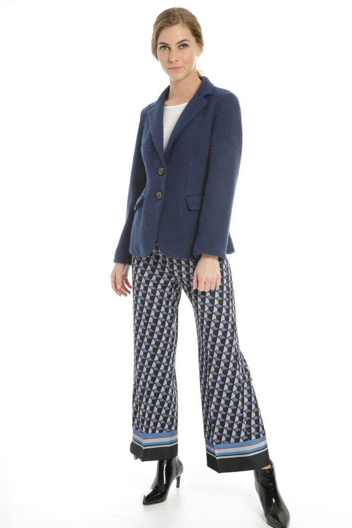 Wool jersey short coat Intrend Wool jersey short coat Intrend