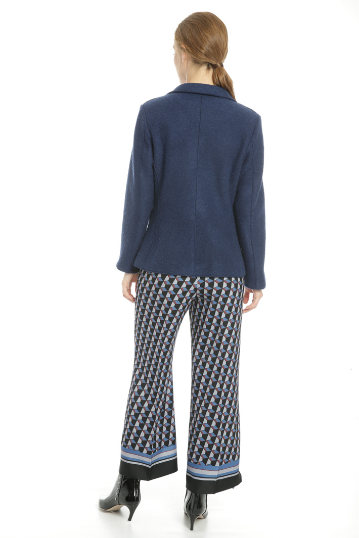 Wool jersey short coat Intrend Wool jersey short coat Intrend