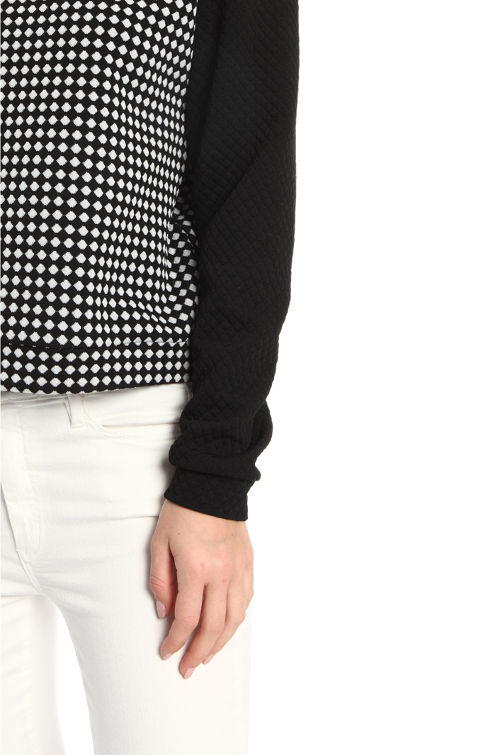 Matelasse jersey sweatshirt Intrend Matelasse jersey sweatshirt Intrend