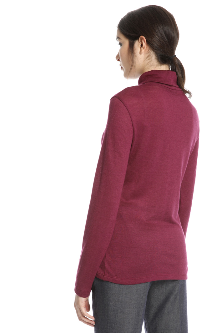 Slik jersey turtleneck sweater Intrend Slik jersey turtleneck sweater Intrend