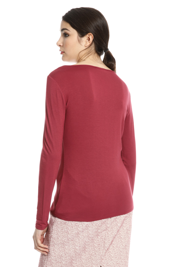 Draped collar top Intrend Draped collar top Intrend