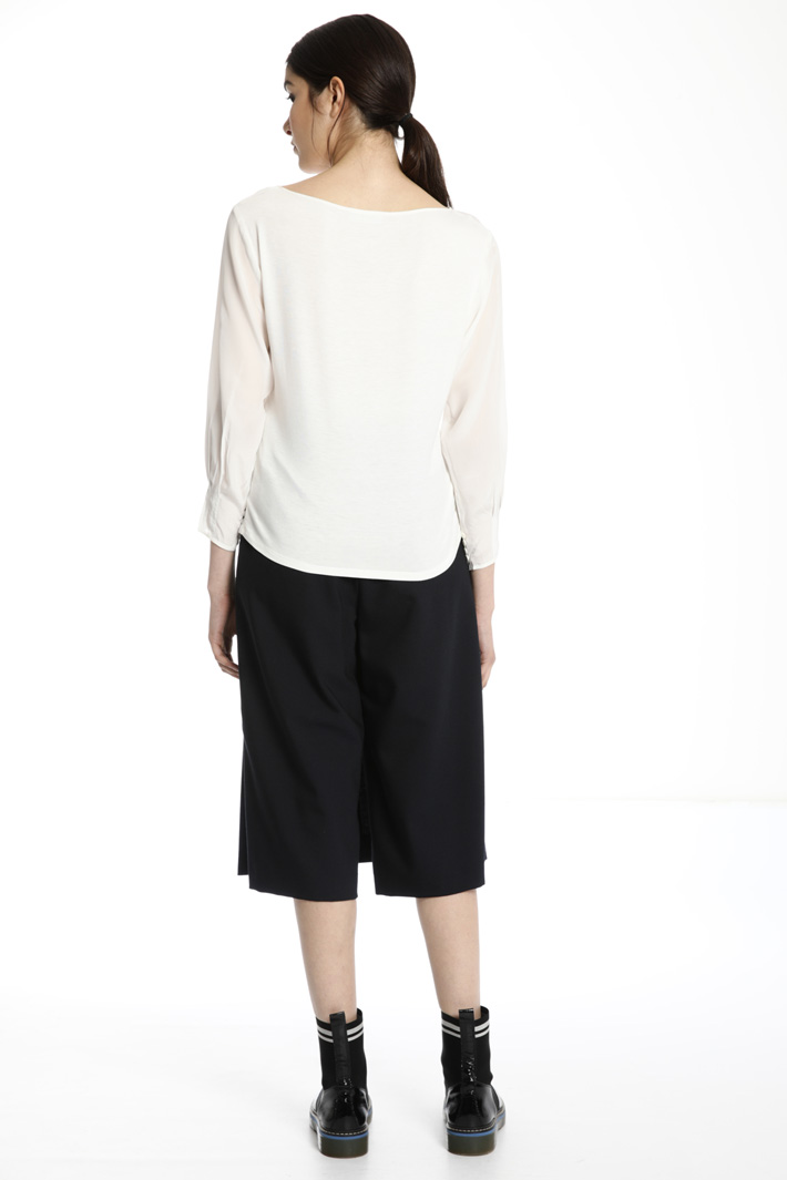 Jersey and crepe top Intrend Jersey and crepe top Intrend