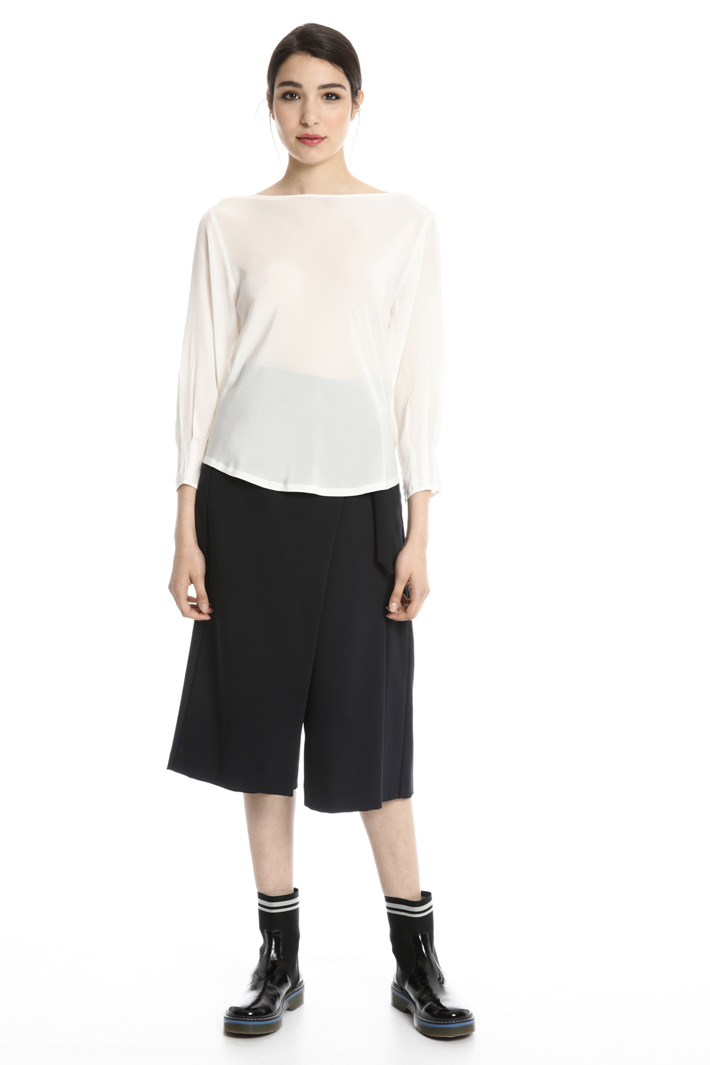 Jersey and crepe top Intrend Jersey and crepe top Intrend