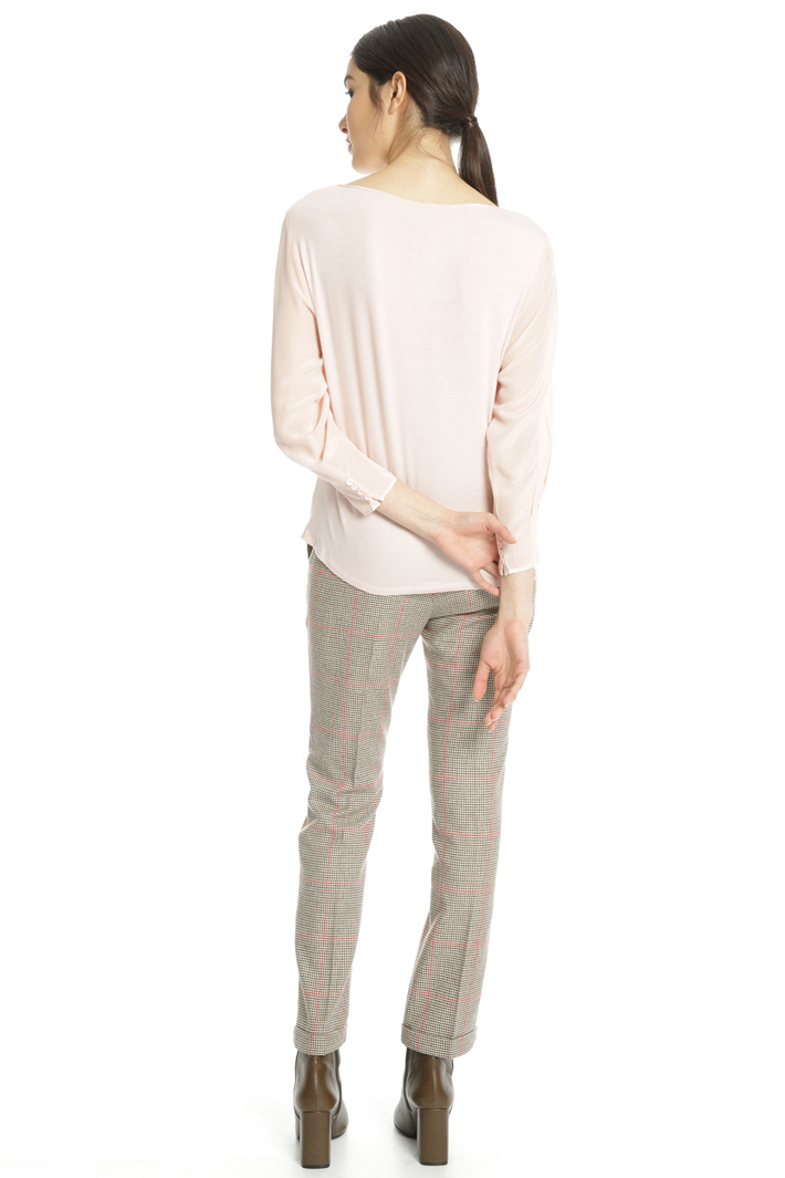 Jersey and crepe top Intrend Jersey and crepe top Intrend