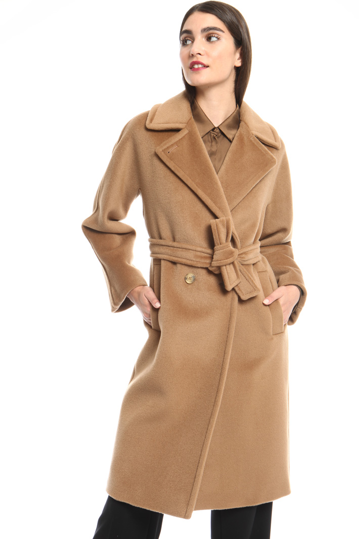 Double-breasted wool coat Intrend Double-breasted wool coat Intrend