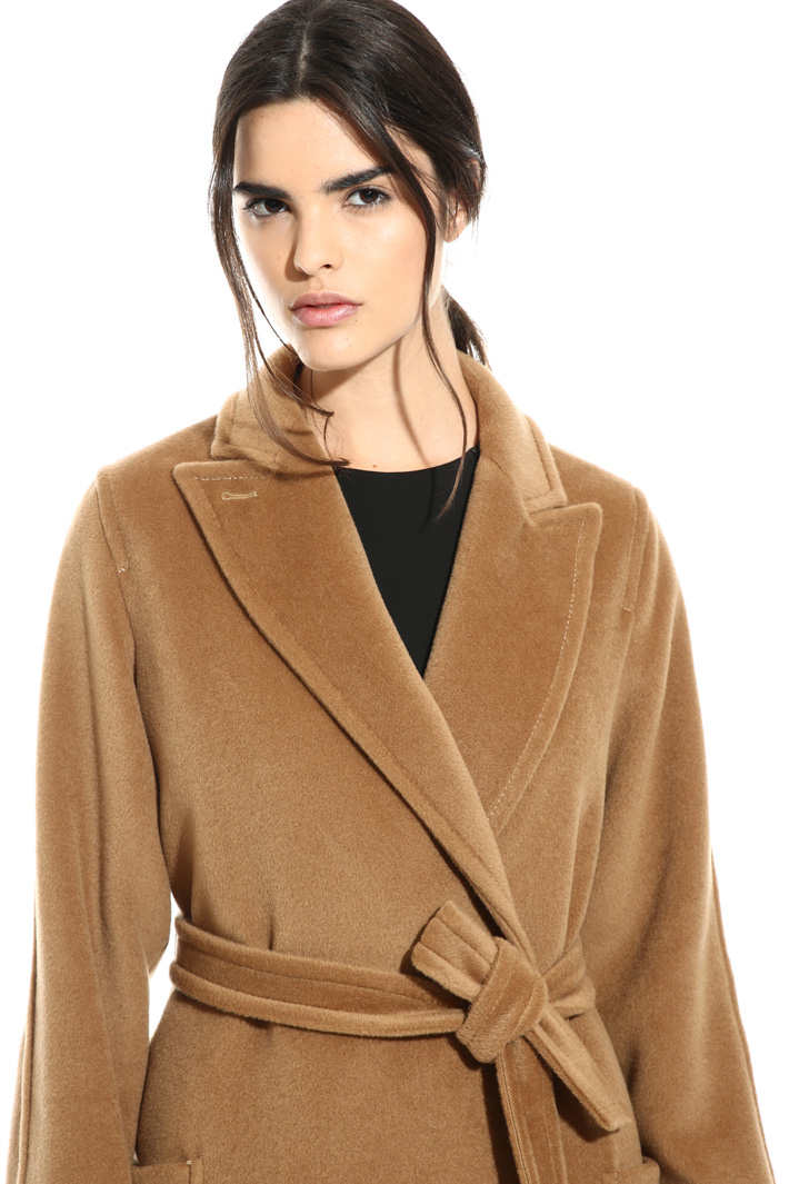 Long velour coat Intrend Long velour coat Intrend