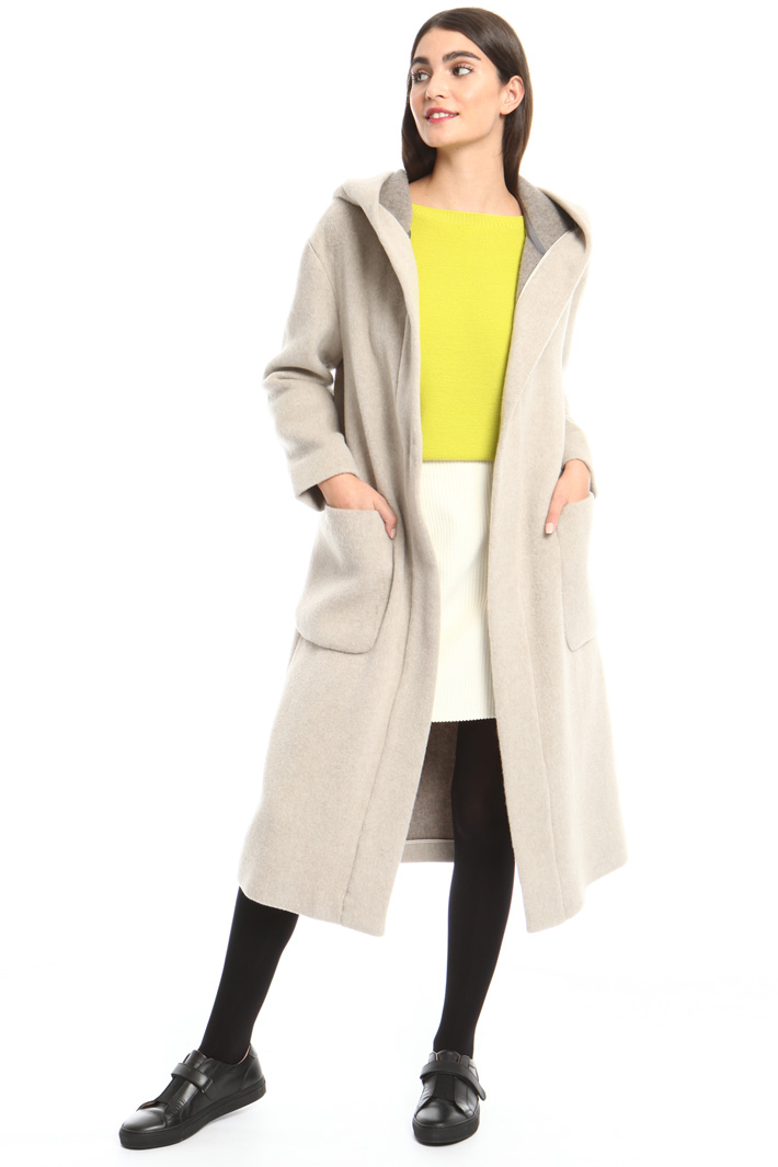 Hooded long coat Intrend Hooded long coat Intrend