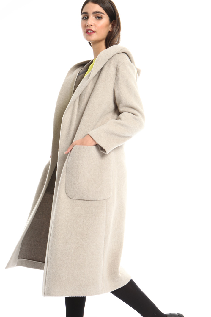 Hooded long coat Intrend Hooded long coat Intrend