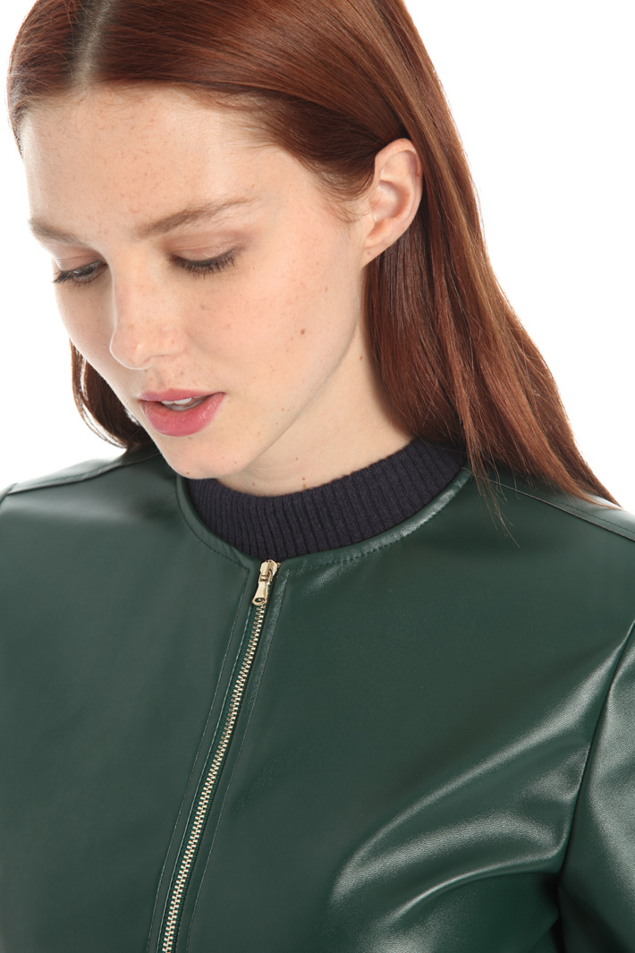 Faux leather jacket Intrend Faux leather jacket Intrend