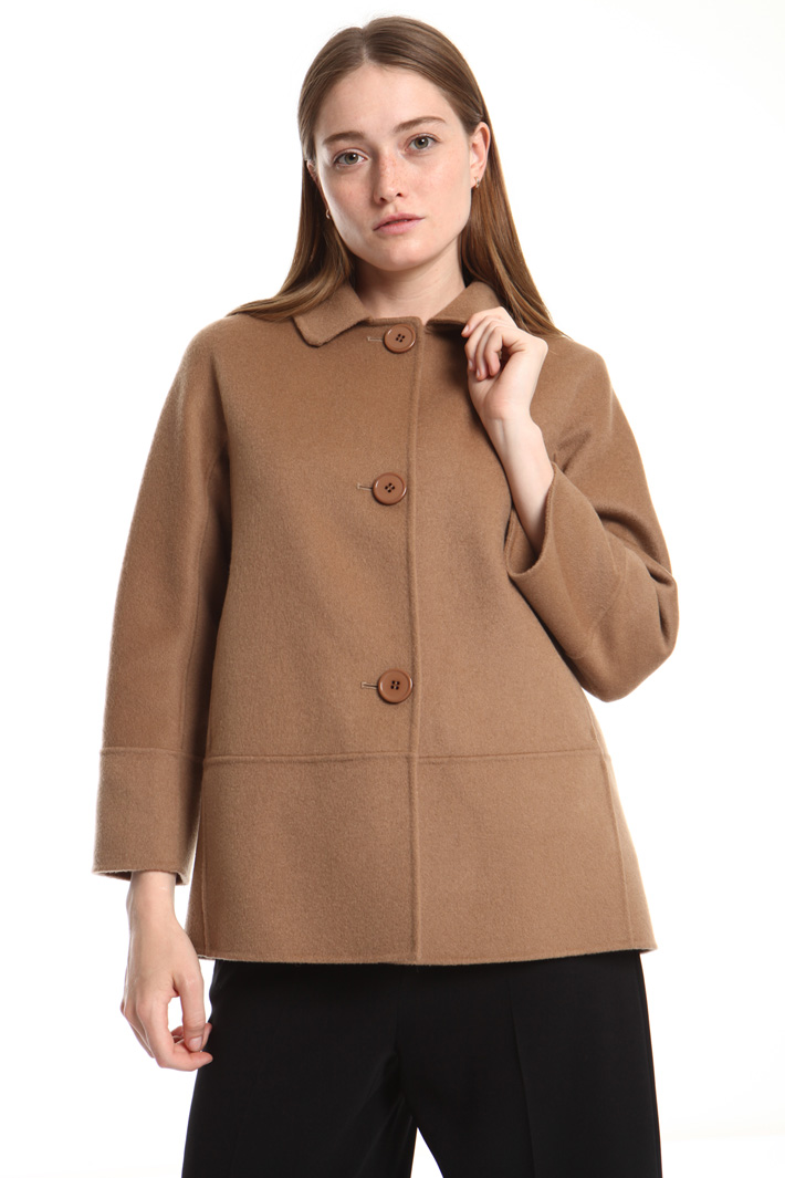 Short jacket in wool drap Intrend Short jacket in wool drap Intrend