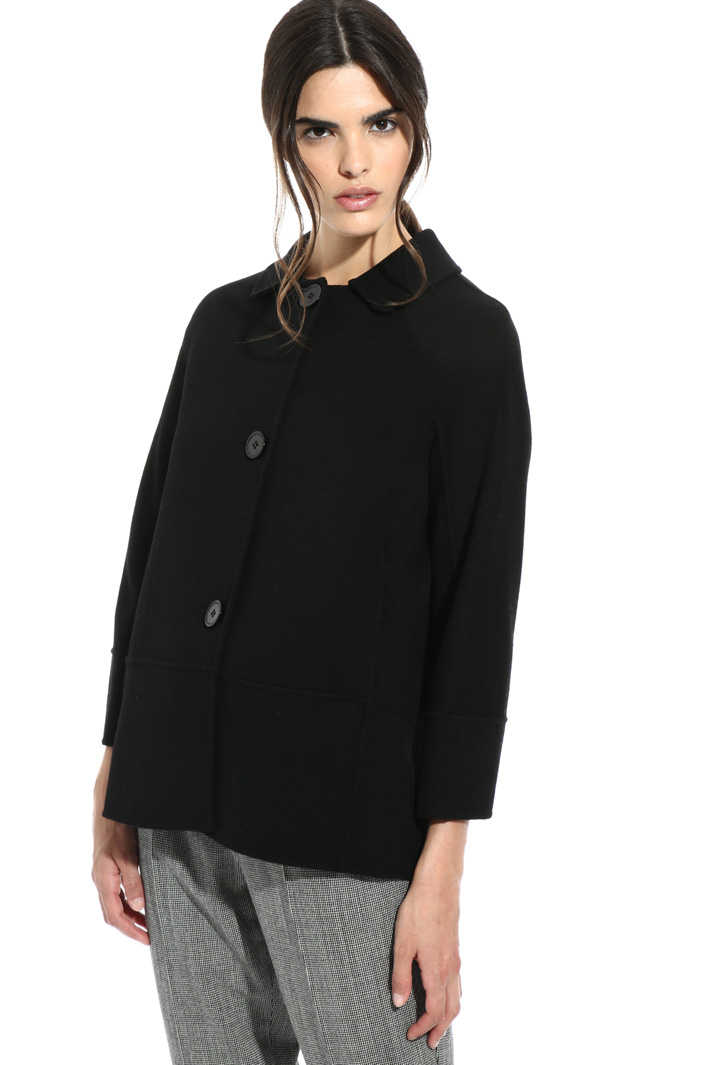 Short jacket in wool drap Intrend Short jacket in wool drap Intrend