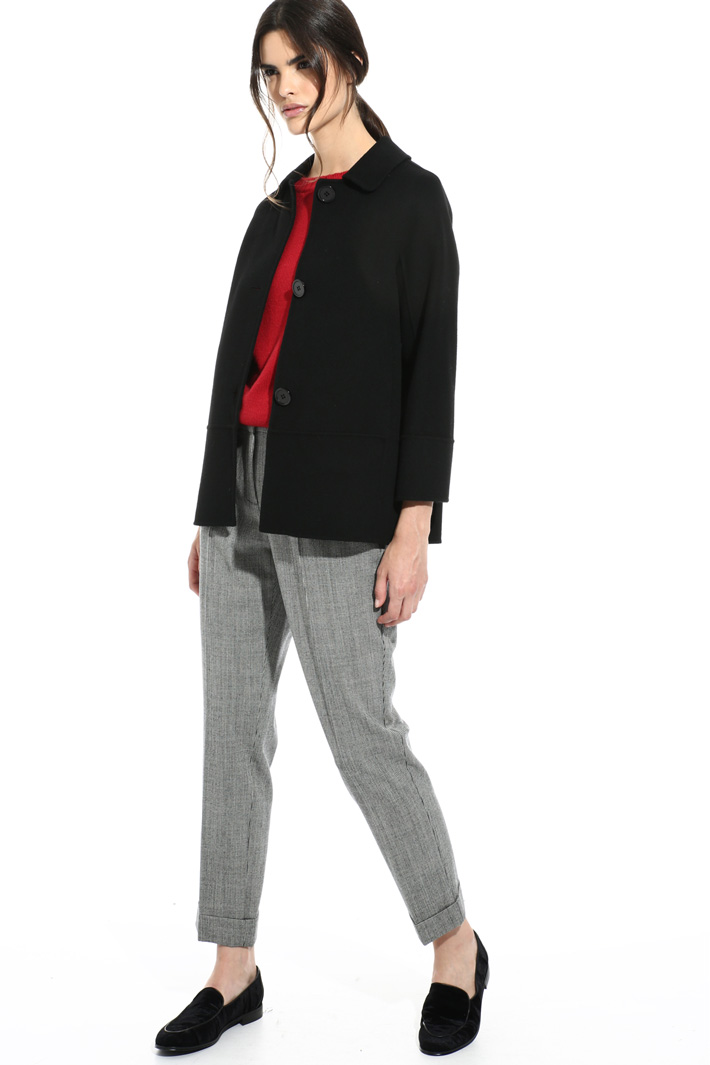 Short jacket in wool drap Intrend Short jacket in wool drap Intrend