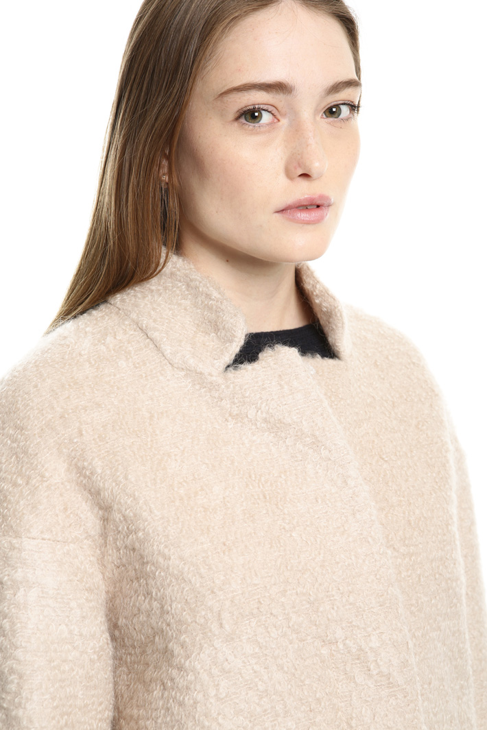 Bouclé wool coat Intrend Bouclé wool coat Intrend