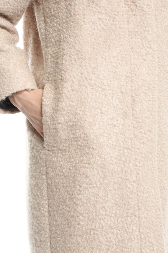 Bouclé wool coat Intrend Bouclé wool coat Intrend