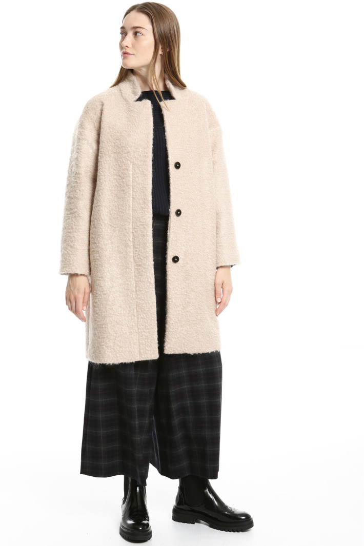 Bouclé wool coat Intrend Bouclé wool coat Intrend