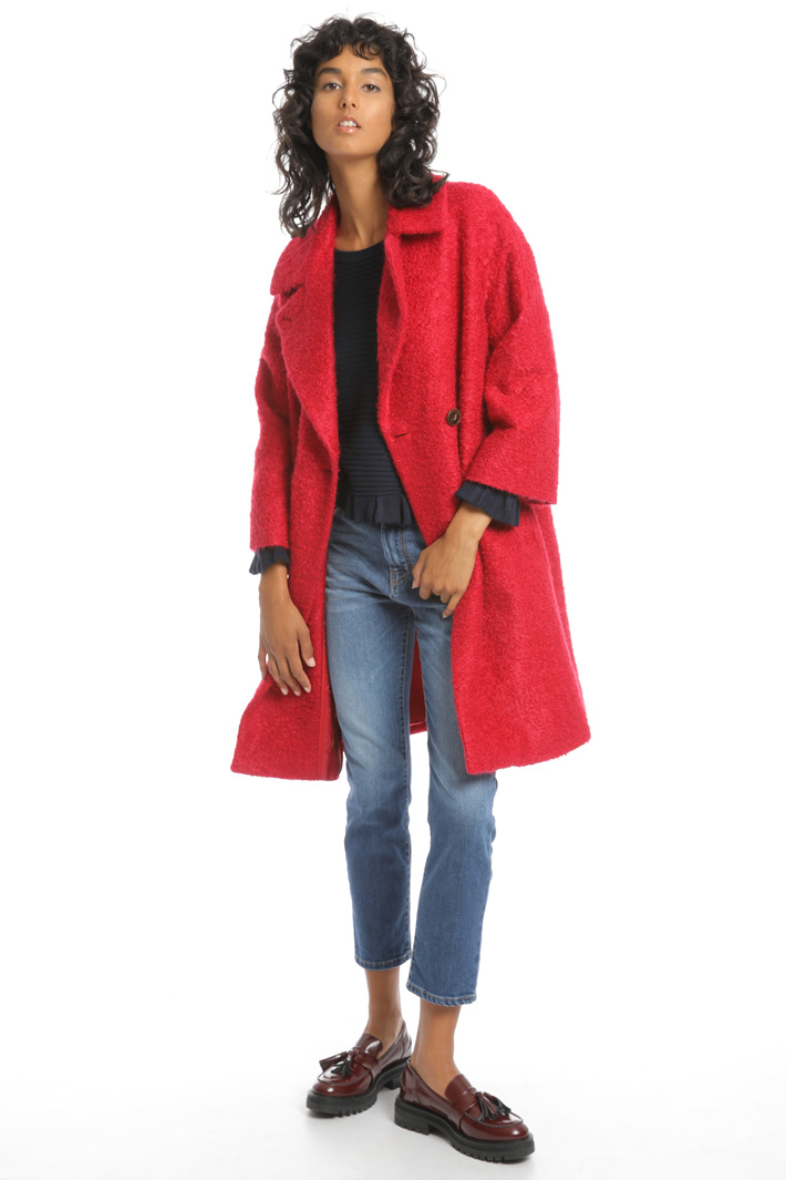 Bouclé wool coat Intrend Bouclé wool coat Intrend