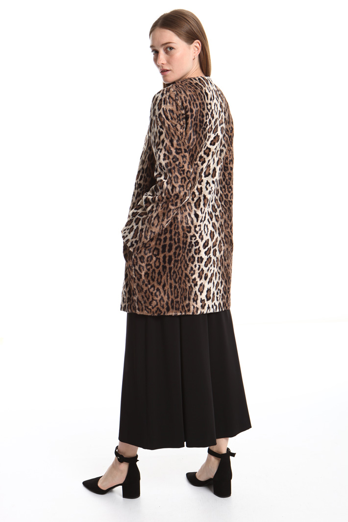 Fur-effect duster coat Intrend Fur-effect duster coat Intrend