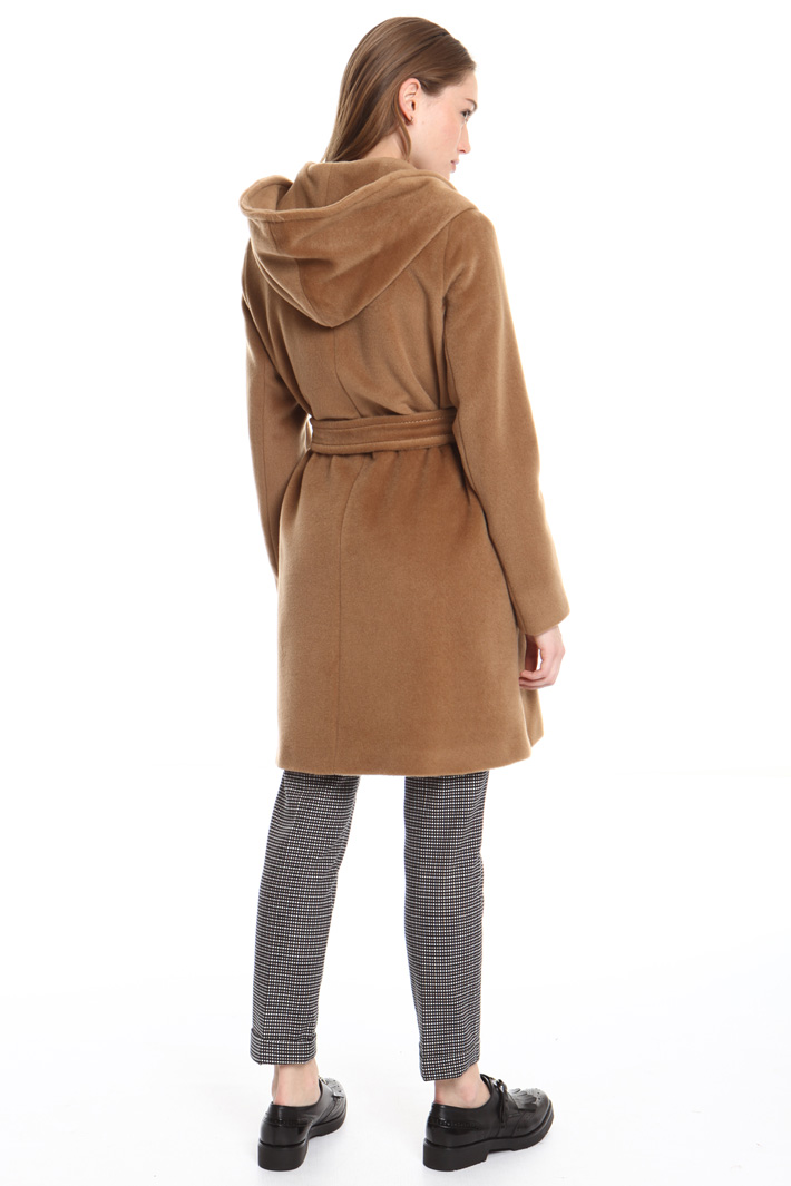 Hooded beaver coat Intrend Hooded beaver coat Intrend