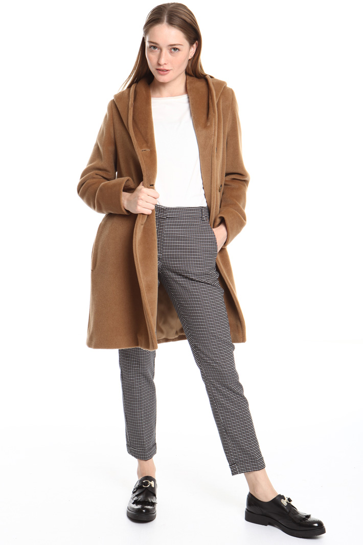 Hooded beaver coat Intrend Hooded beaver coat Intrend