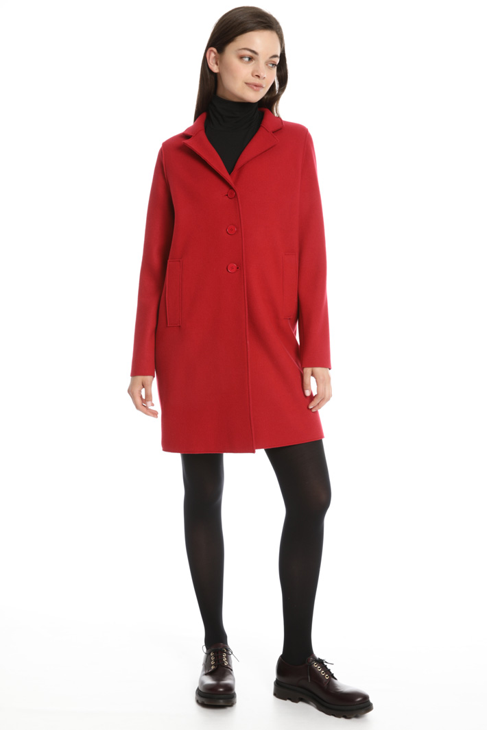 Pure wool crepe coat Intrend Pure wool crepe coat Intrend