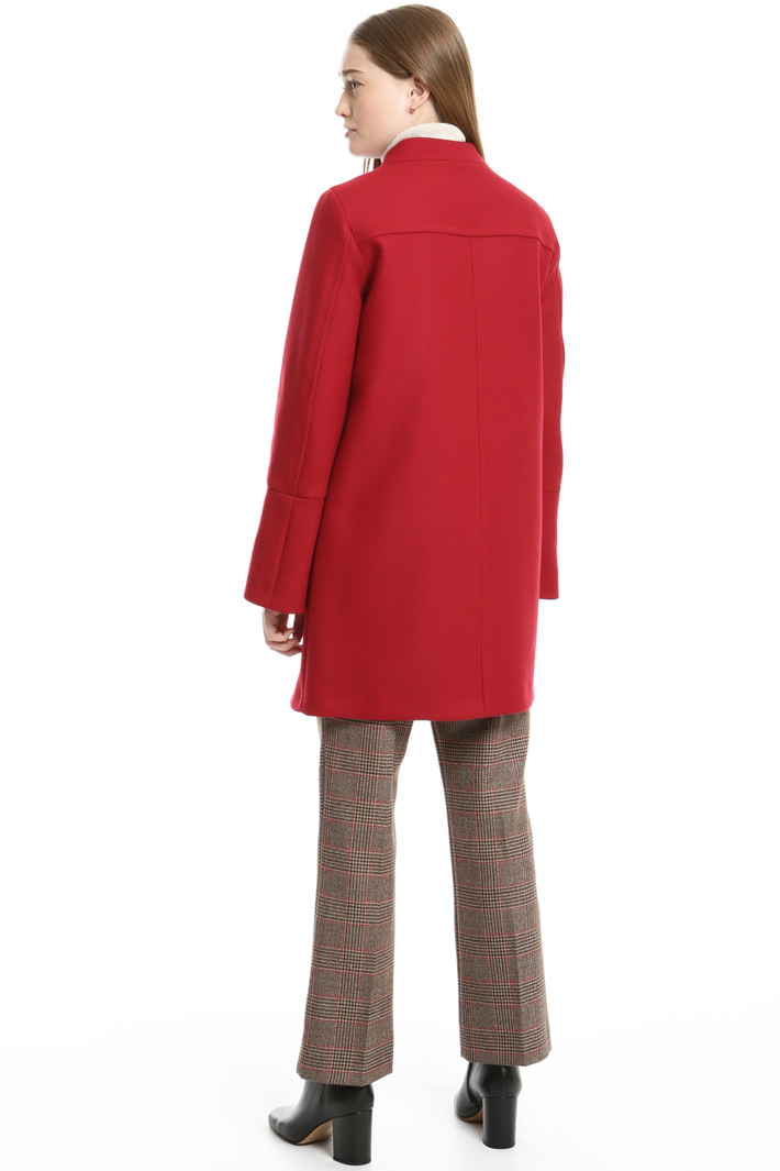 Crew neck wool coat Intrend Crew neck wool coat Intrend