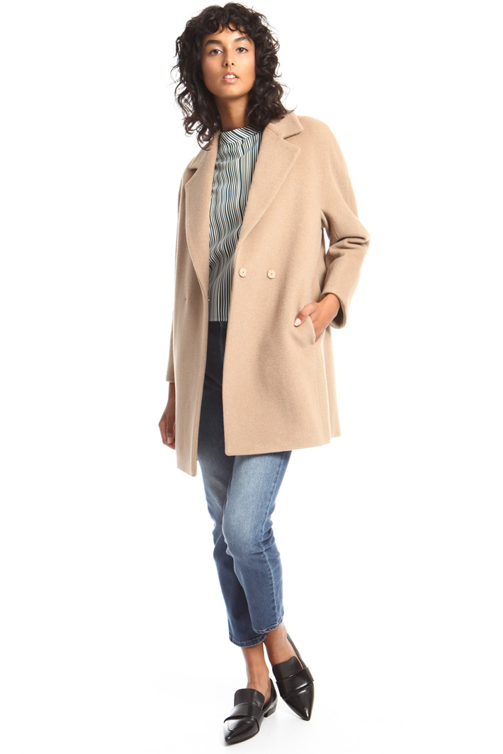Double-breasted wool coat Intrend Double-breasted wool coat Intrend