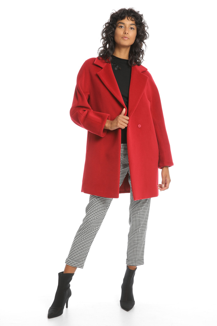 Double-breasted wool coat Intrend Double-breasted wool coat Intrend
