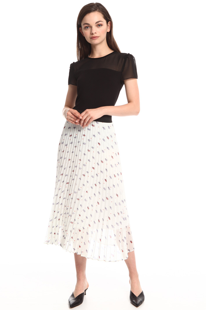 Printed georgette skirt Intrend Printed georgette skirt Intrend