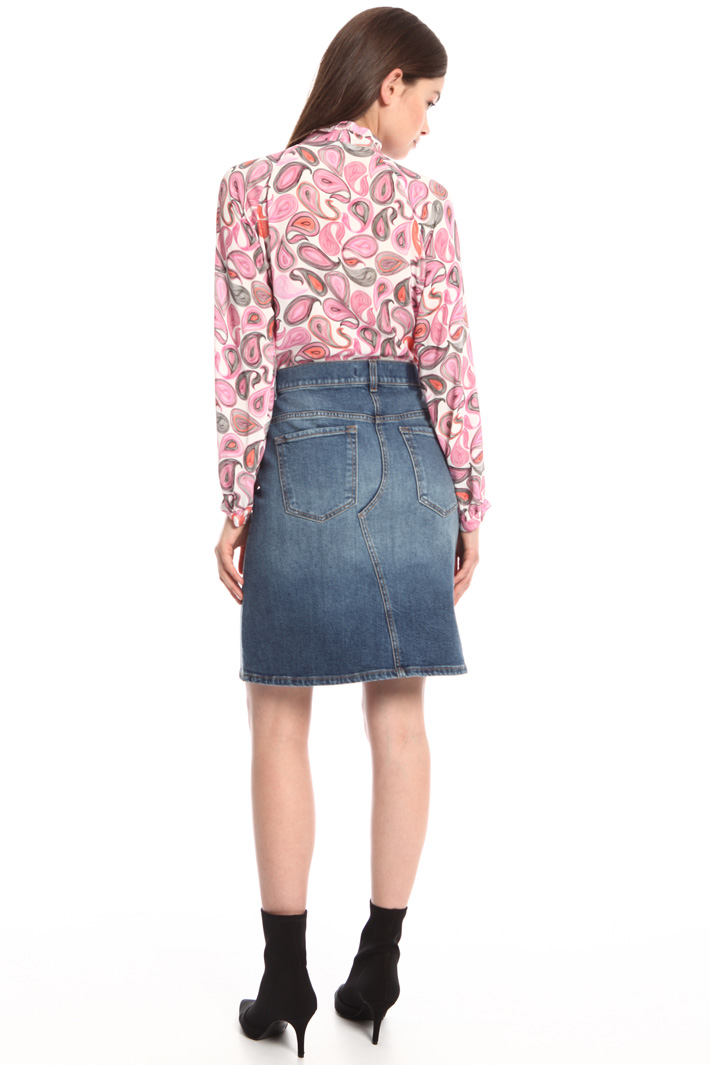 Stretch denim skirt Intrend Stretch denim skirt Intrend