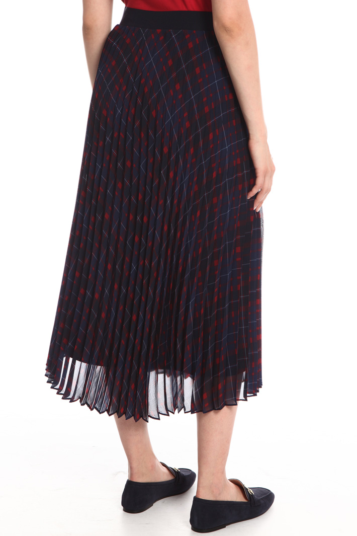 Printed pleated skirt Intrend Printed pleated skirt Intrend