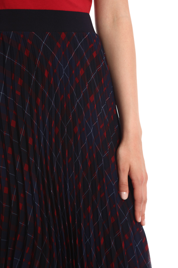 Printed pleated skirt Intrend Printed pleated skirt Intrend