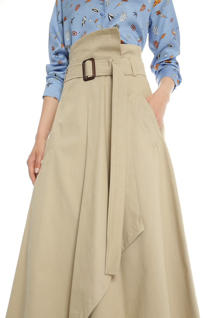 Belted wrap skirt Intrend Belted wrap skirt Intrend