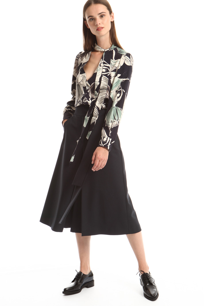Printed fil coupé shirt Intrend Printed fil coupé shirt Intrend