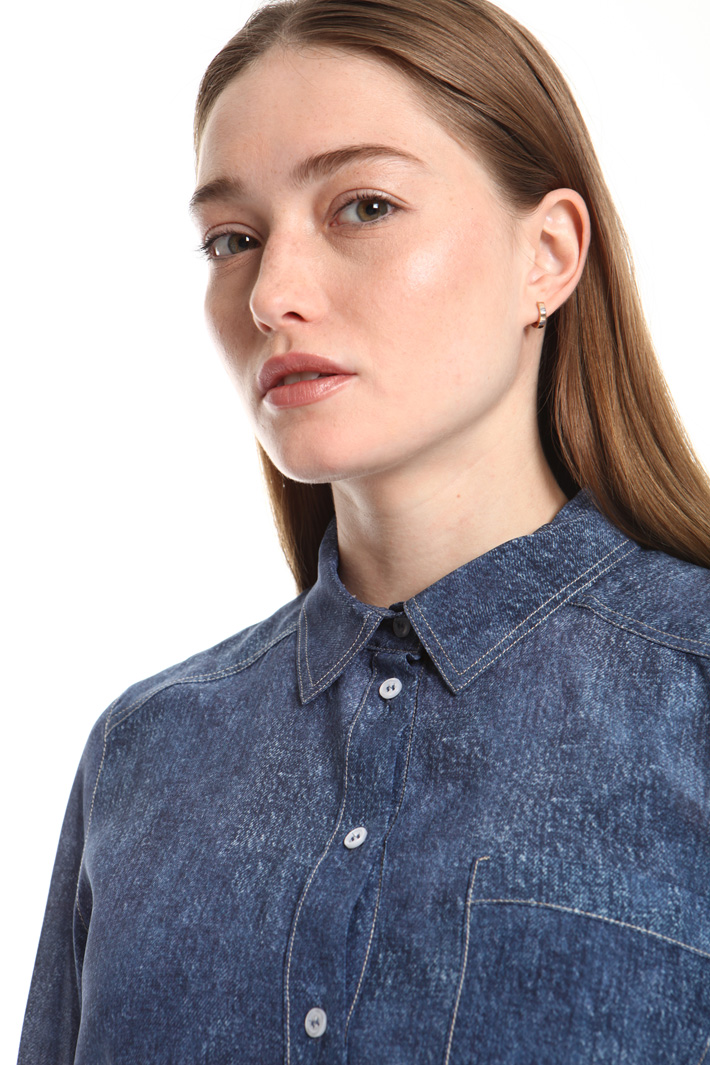 Denim-effect shirt Intrend Denim-effect shirt Intrend
