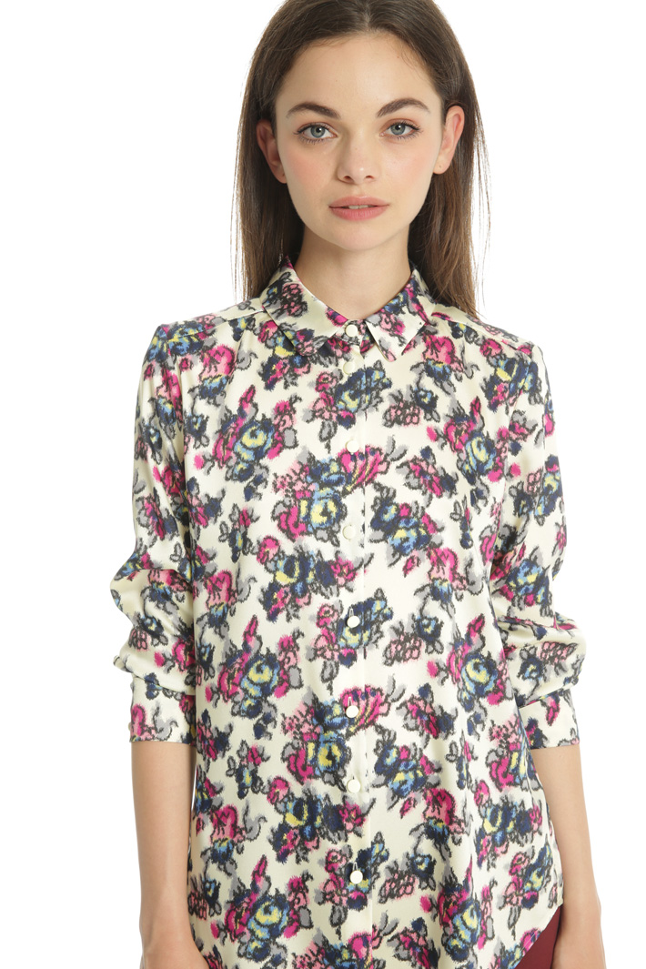 Printed twill shirt Intrend Printed twill shirt Intrend