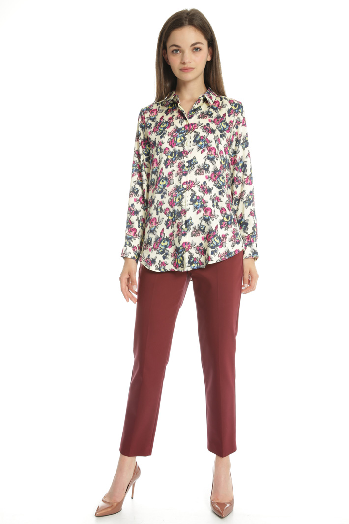 Printed twill shirt Intrend Printed twill shirt Intrend