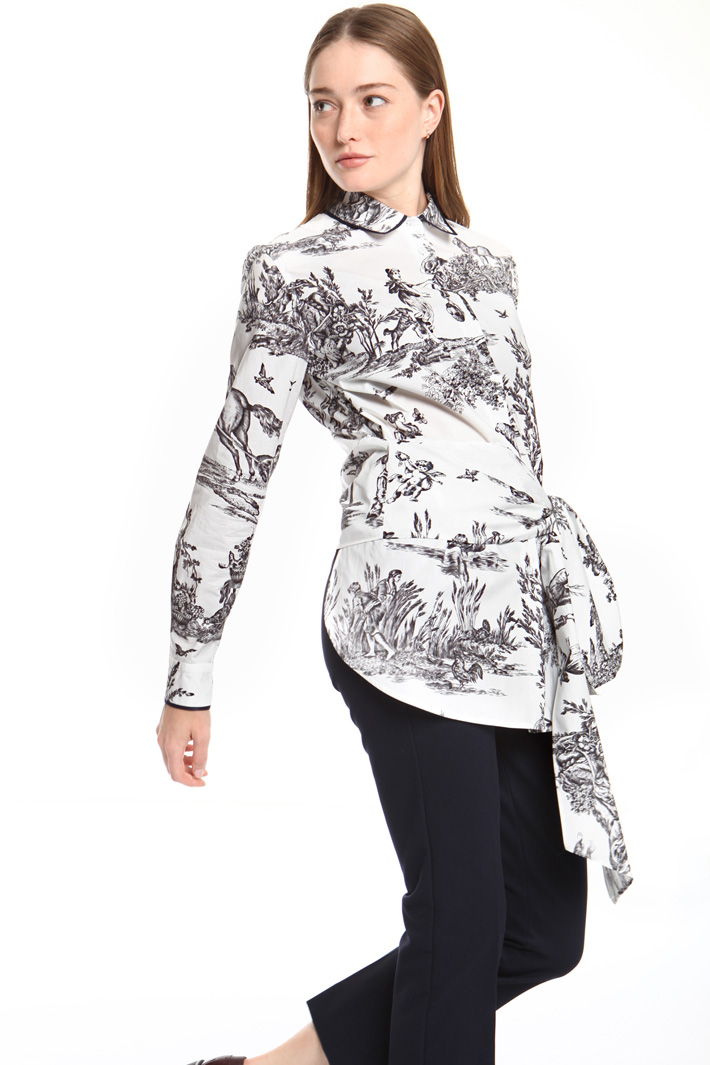Shirt with sash Intrend Shirt with sash Intrend