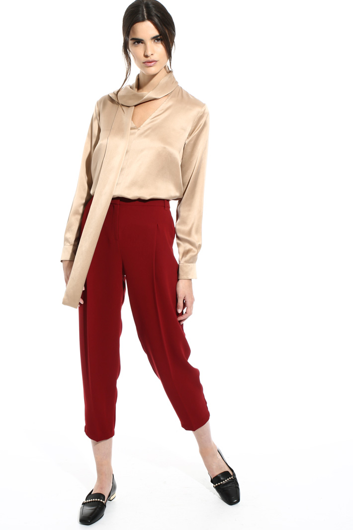 Silk satin blouse Intrend Silk satin blouse Intrend