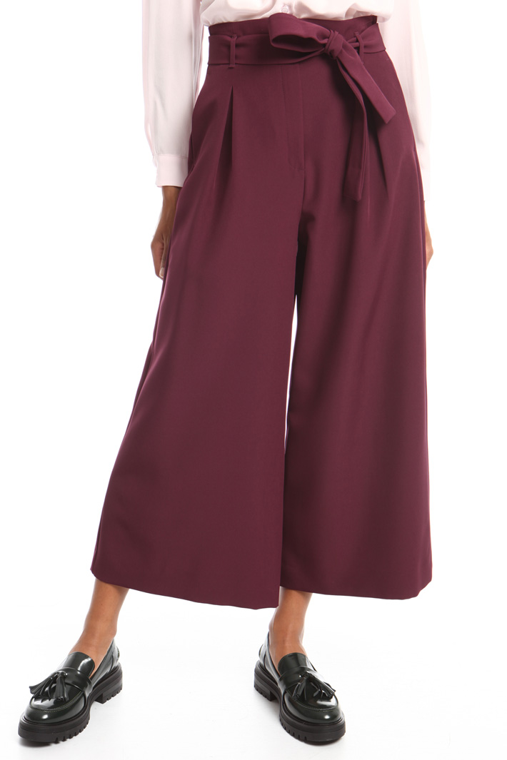 Wide belted trousers Intrend Wide belted trousers Intrend