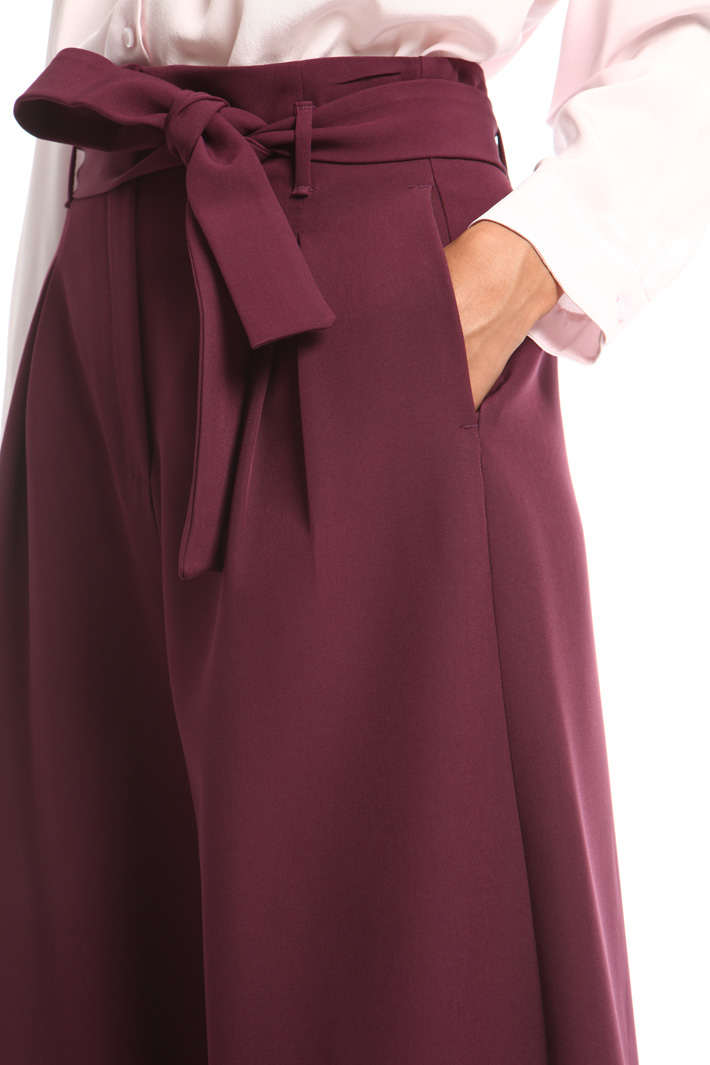 Wide belted trousers Intrend Wide belted trousers Intrend