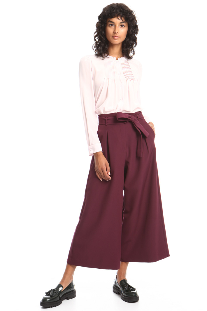 Wide belted trousers Intrend Wide belted trousers Intrend