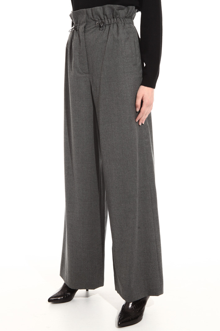 Wide leg wool trousers Intrend Wide leg wool trousers Intrend