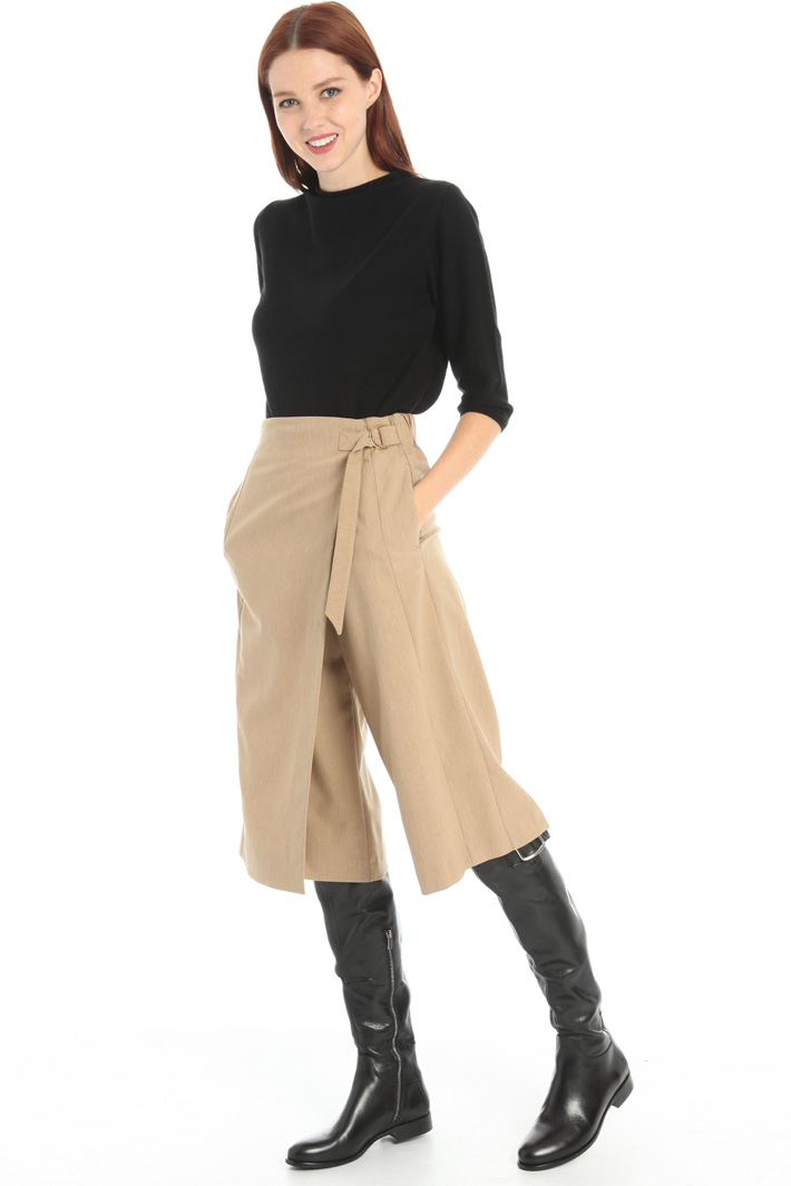 Wool viscose carrot trousers Intrend Wool viscose carrot trousers Intrend