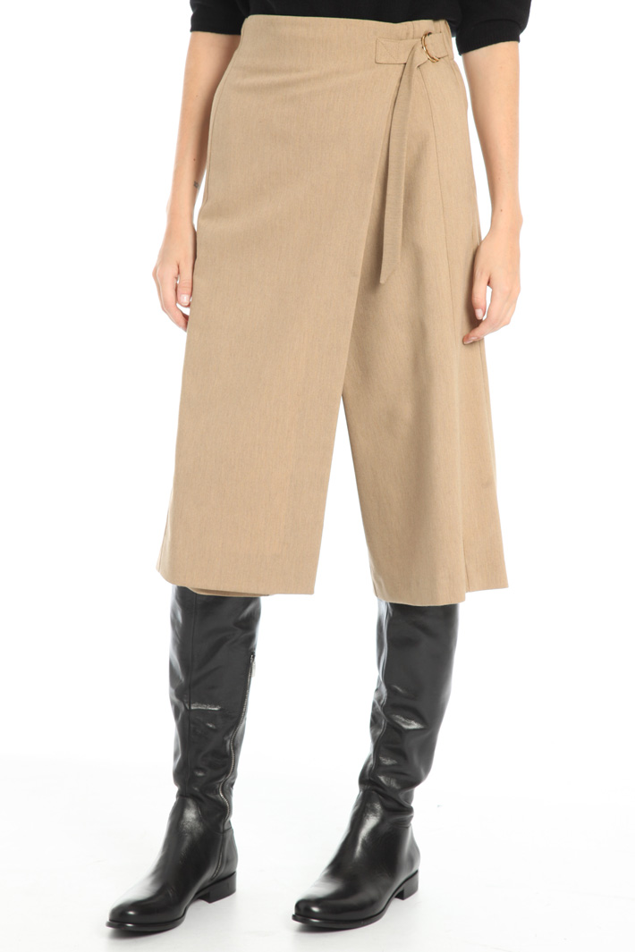 Wool viscose carrot trousers Intrend Wool viscose carrot trousers Intrend