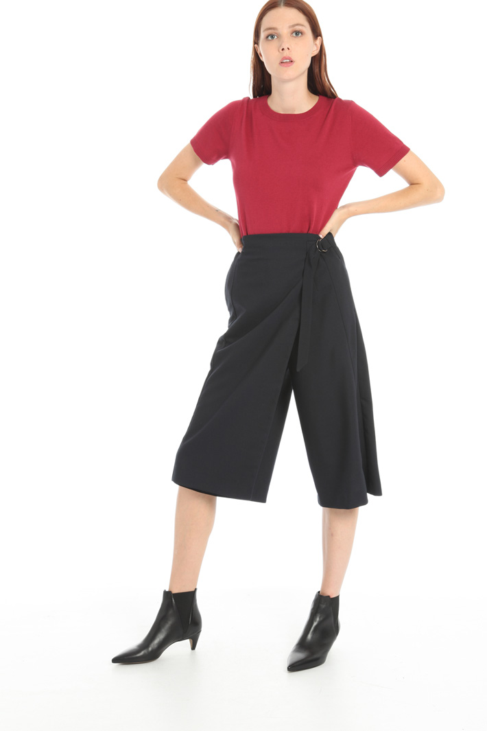 Wool viscose carrot trousers Intrend Wool viscose carrot trousers Intrend