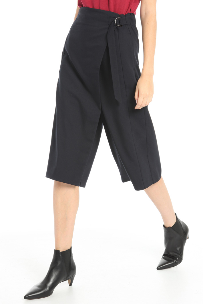 Wool viscose carrot trousers Intrend Wool viscose carrot trousers Intrend