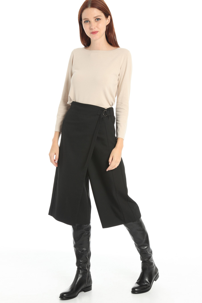 Wool viscose carrot trousers Intrend Wool viscose carrot trousers Intrend