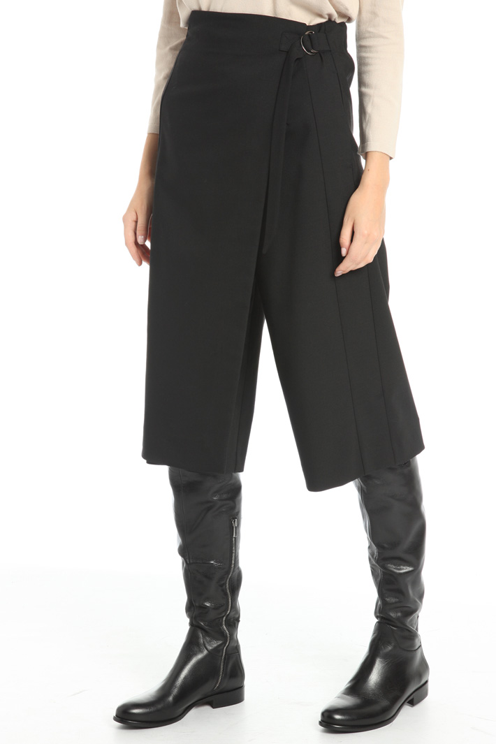 Wool viscose carrot trousers Intrend Wool viscose carrot trousers Intrend