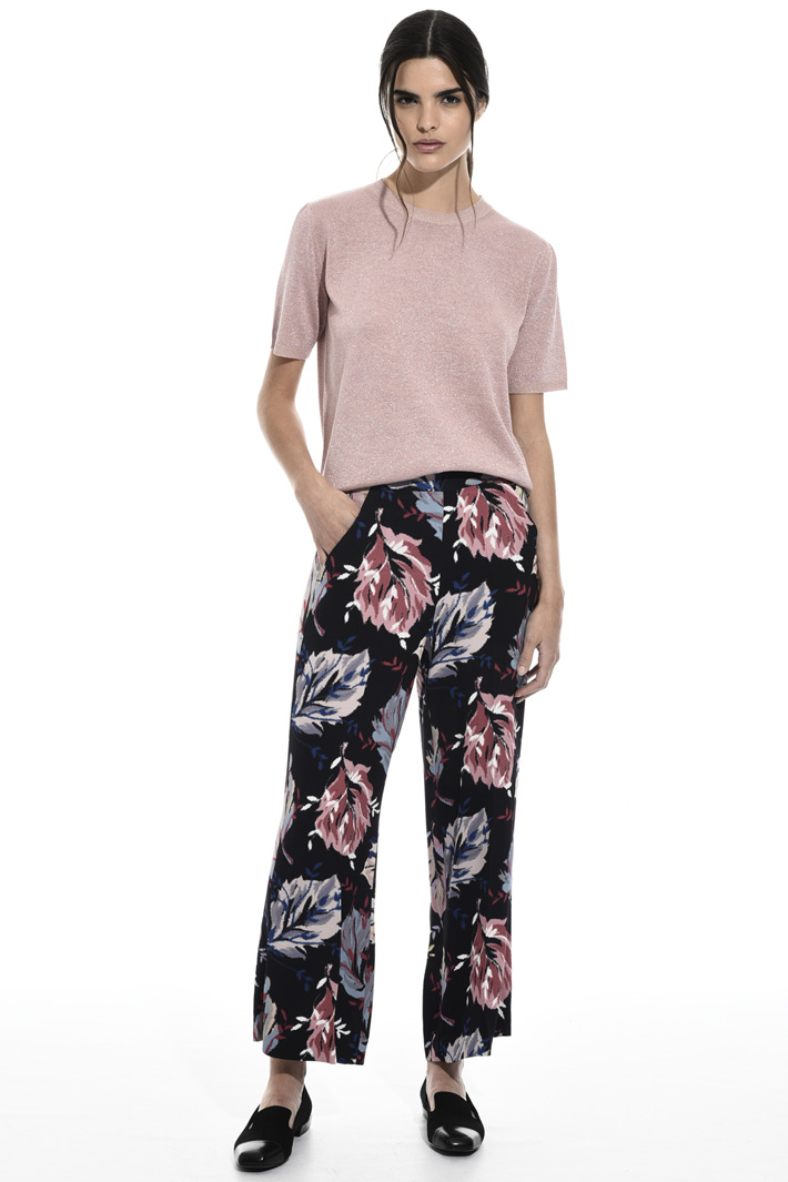 Printed viscose trousers Intrend Printed viscose trousers Intrend