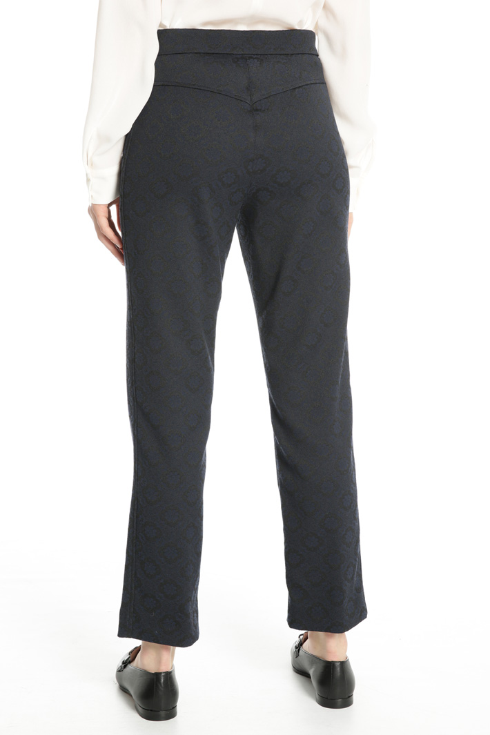 Stretch jacquard trousers Intrend Stretch jacquard trousers Intrend